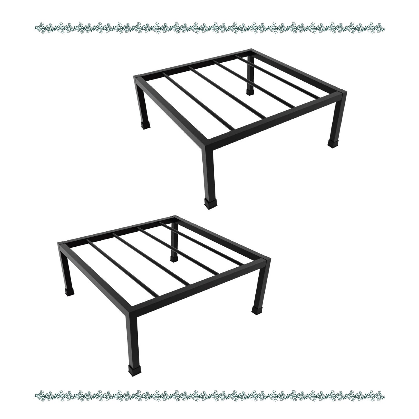 Magnus Thick Metal Plant Stand For Indoor And Outdoor