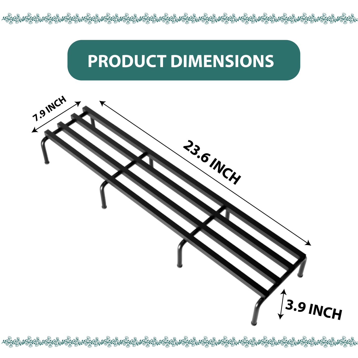 Garkit Heavyduty Metal Pot Stand for Garden