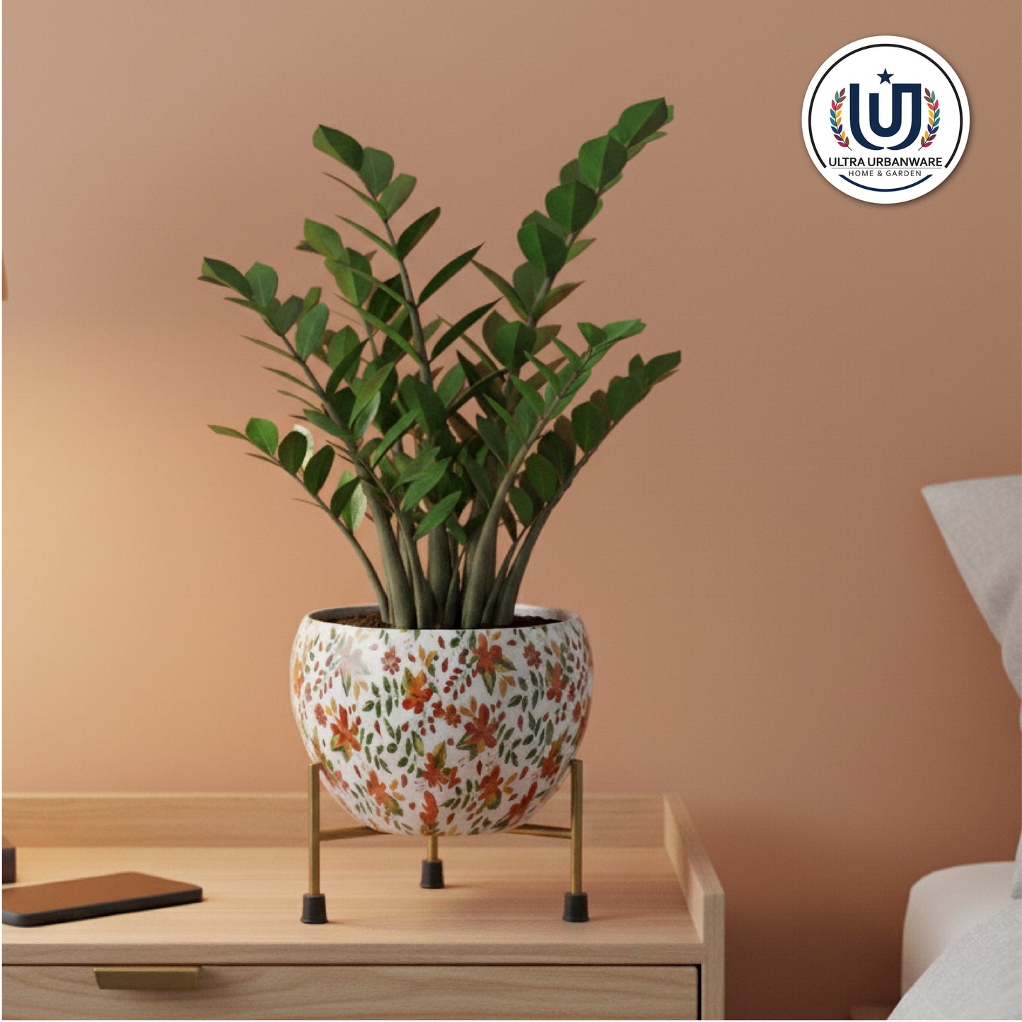 Mystic Metal Pot with Stand