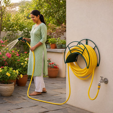 Garkit Wall Mount Garden Hose Hanger (Green)