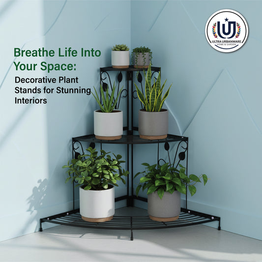 Garkit Corner 3Tier Metal Stand for Urban Compact Spaces