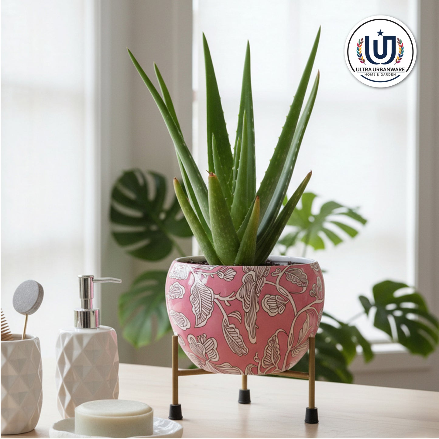 Mystic Metal Pot with Stand