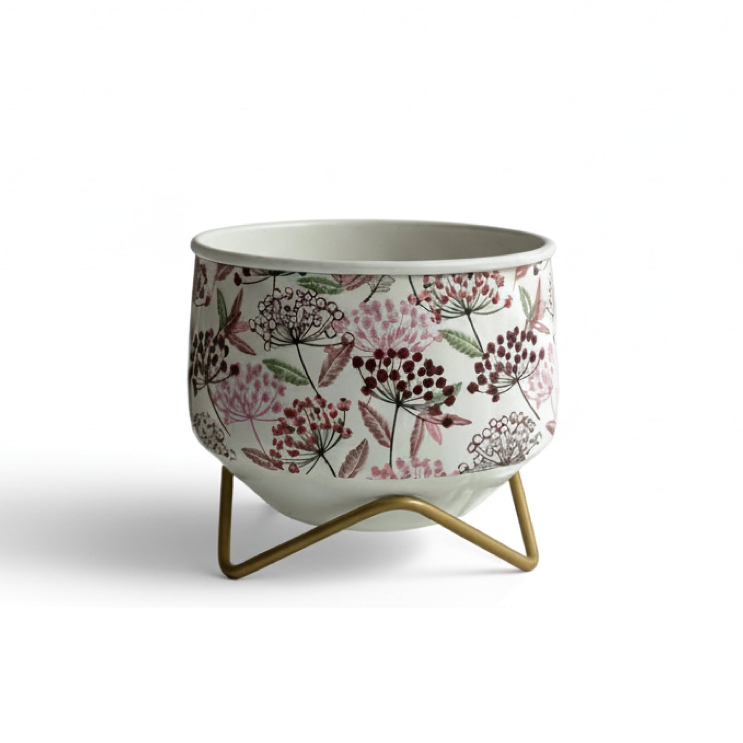 Decorative Caramel Metal Planter