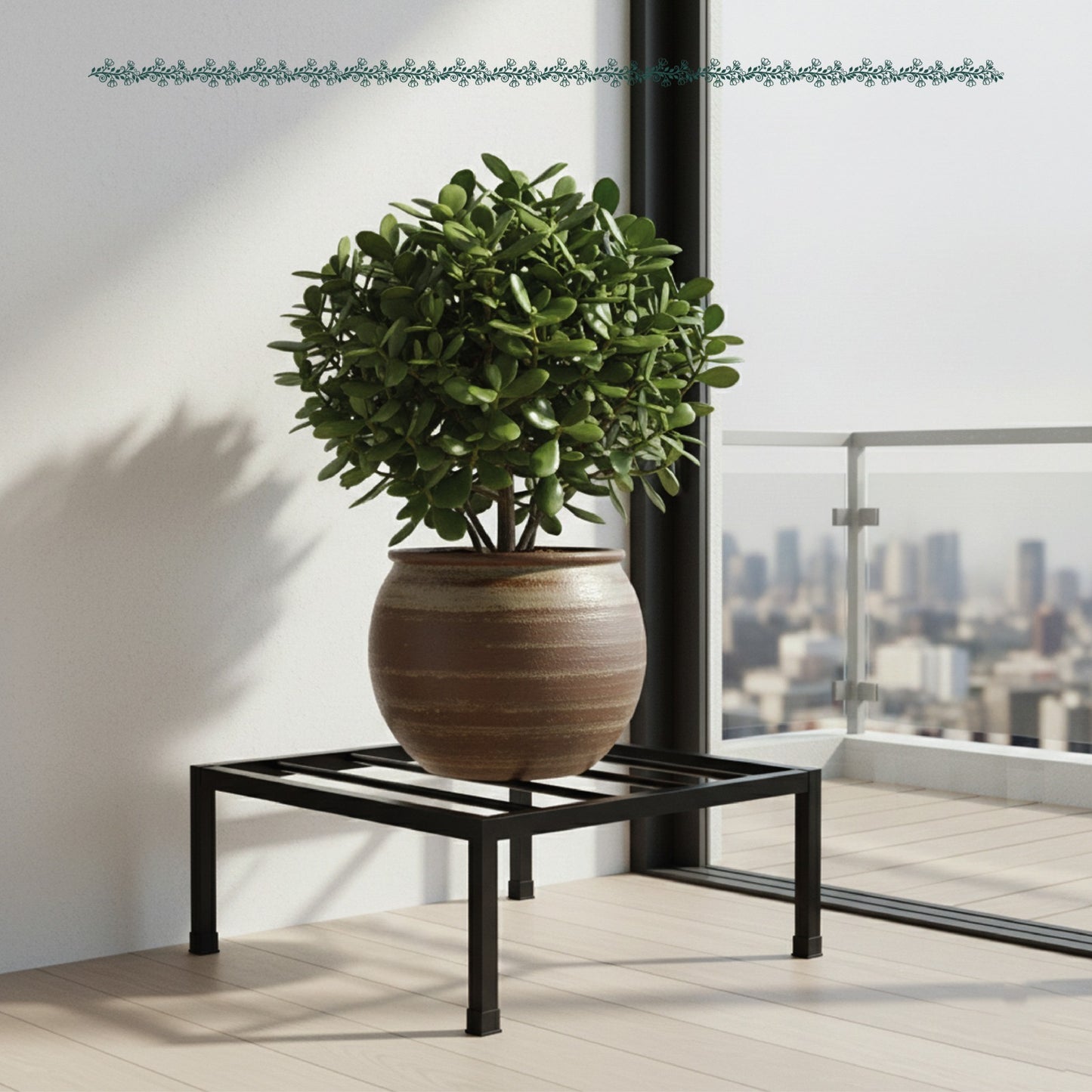Magnus Thick Metal Plant Stand For Indoor And Outdoor