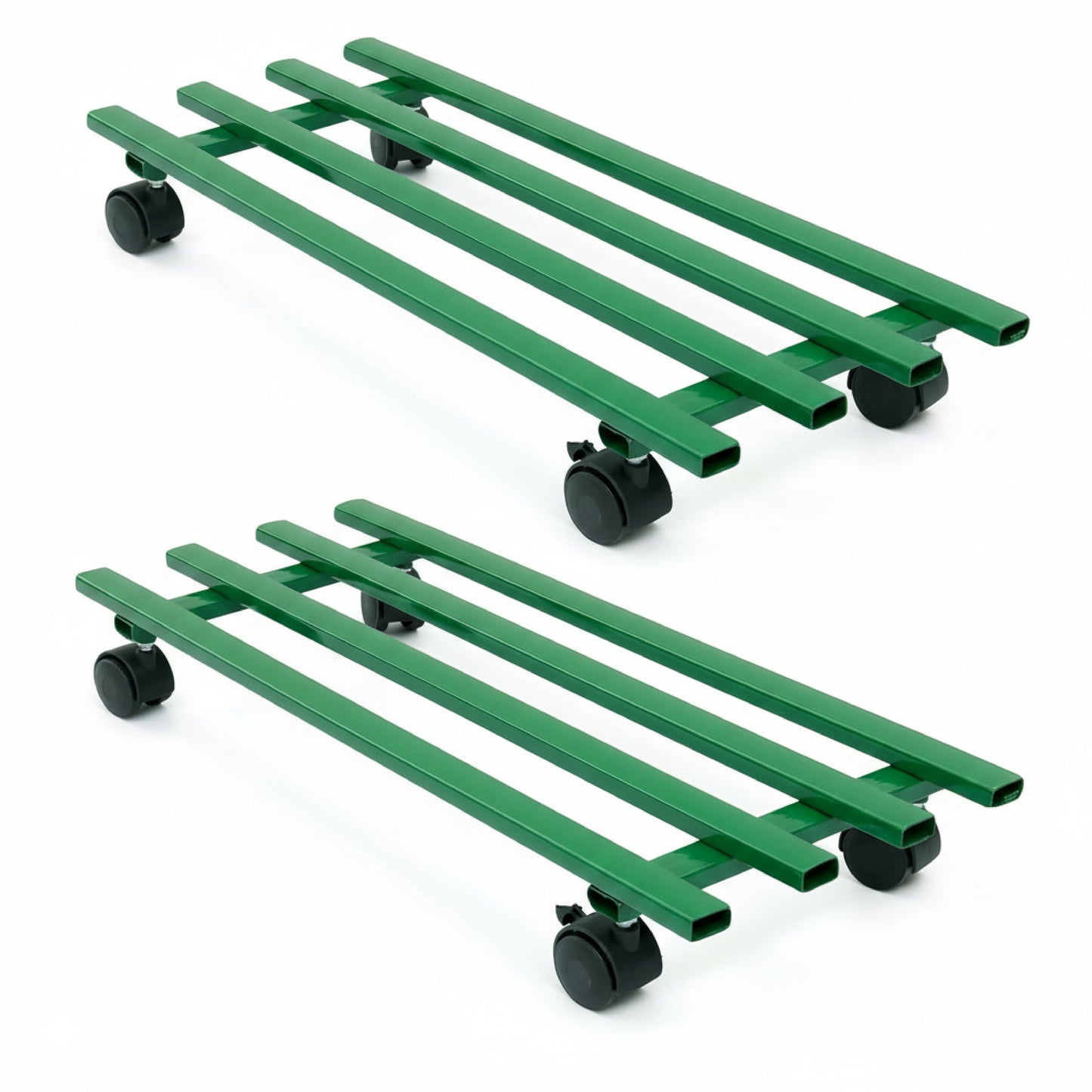 Garkit Rectangular Caddy with Wheel Rolling Plant Stand (Set of 2)