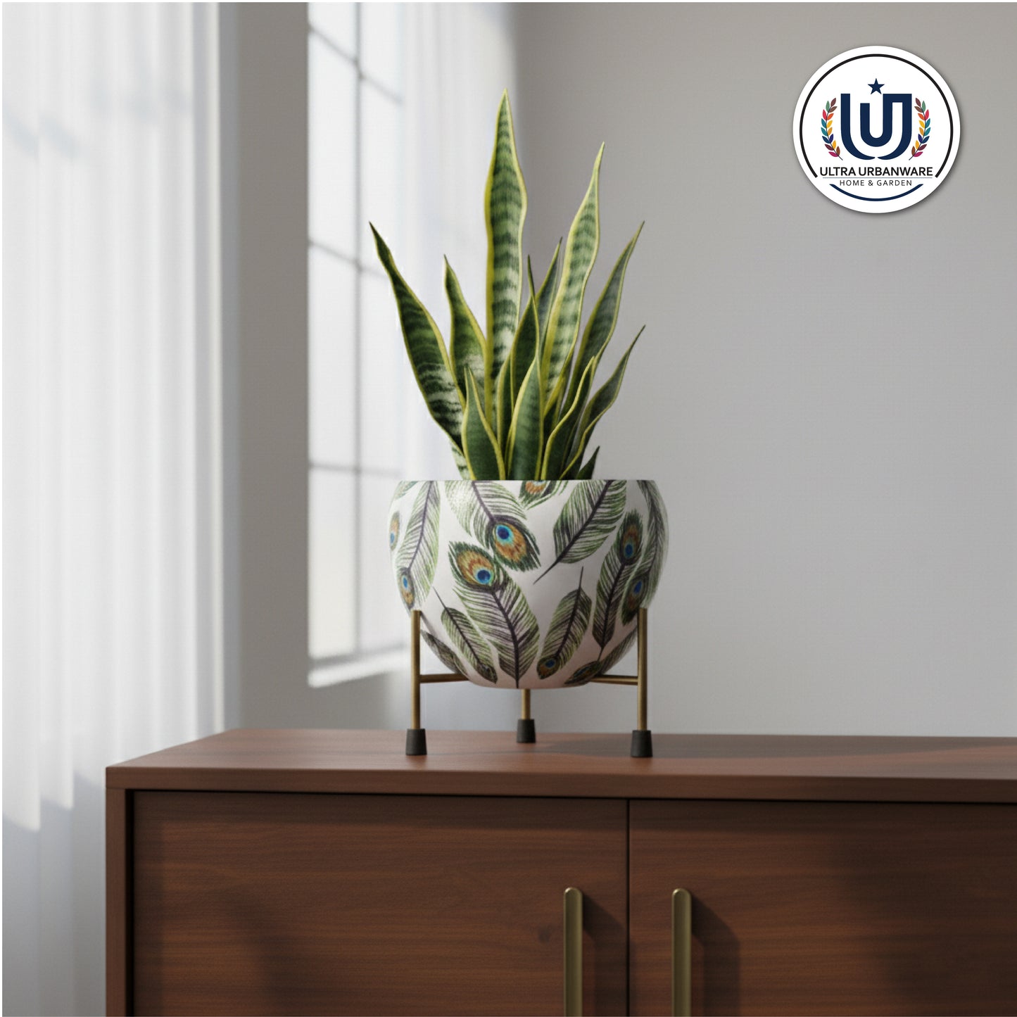 Mystic Metal Pot with Stand