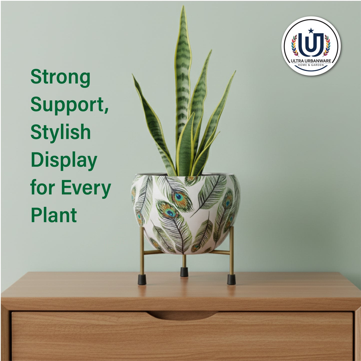 Mystic Metal Pot with Stand