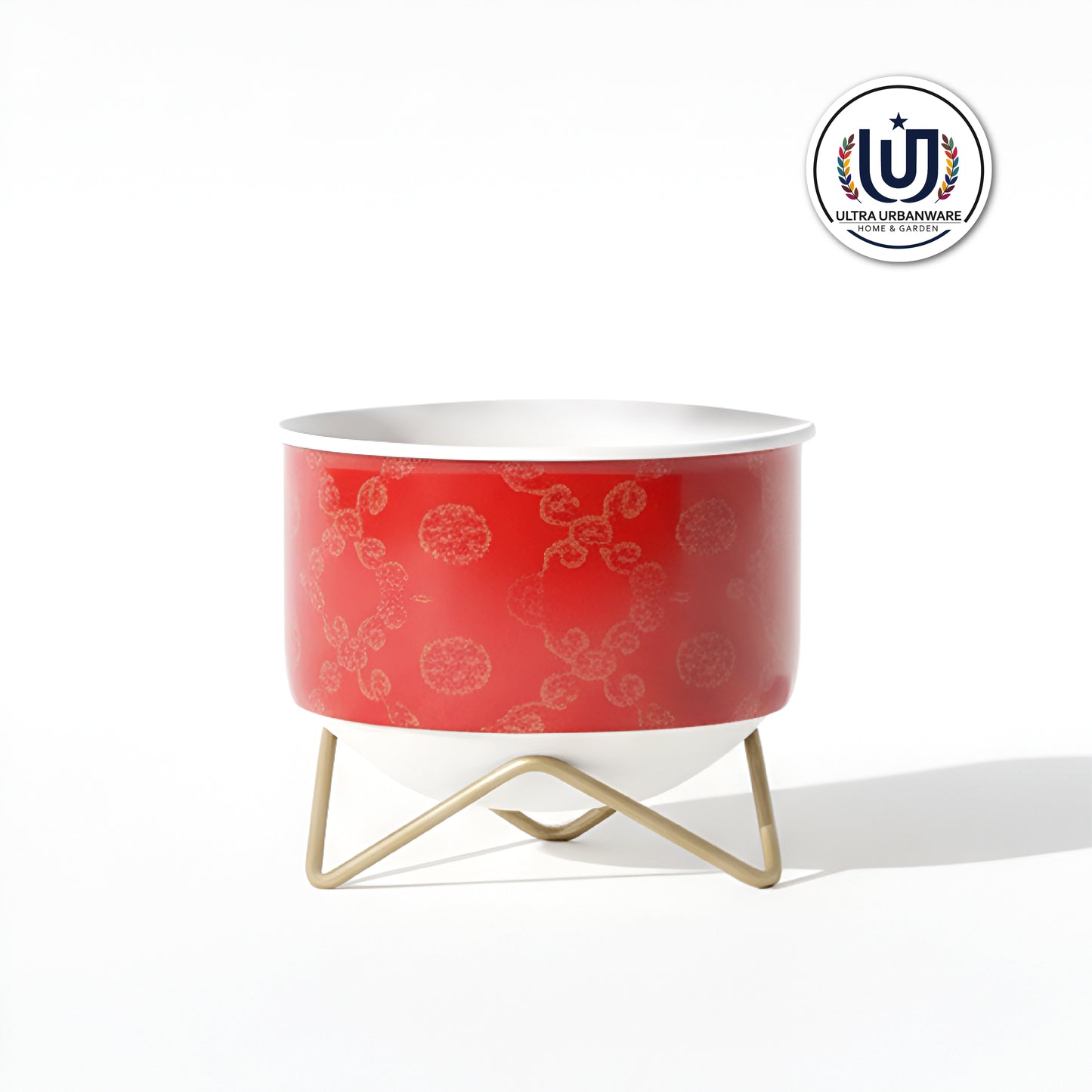 Decorative Caramel Metal Planter