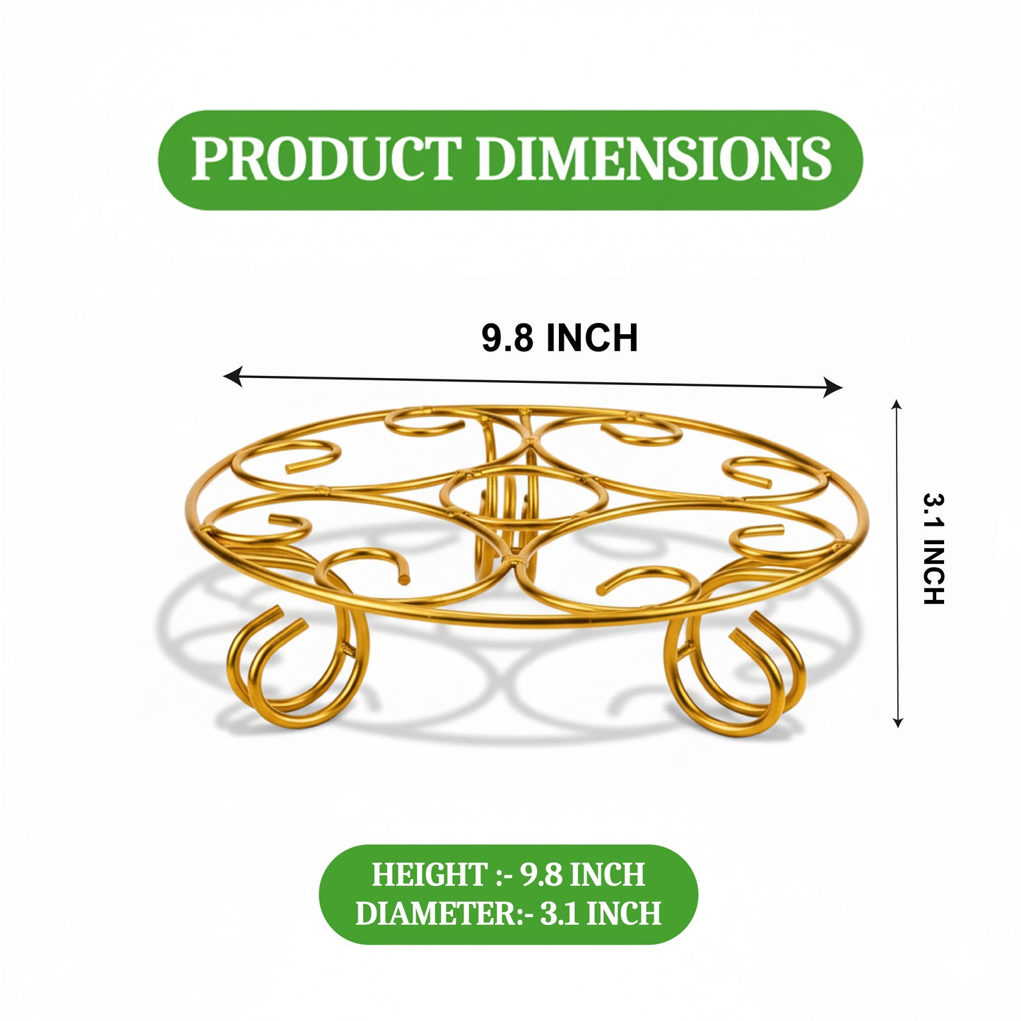 Garkit Ornamental Stand for Indoor/Outdoor/Garden(pack of 4)