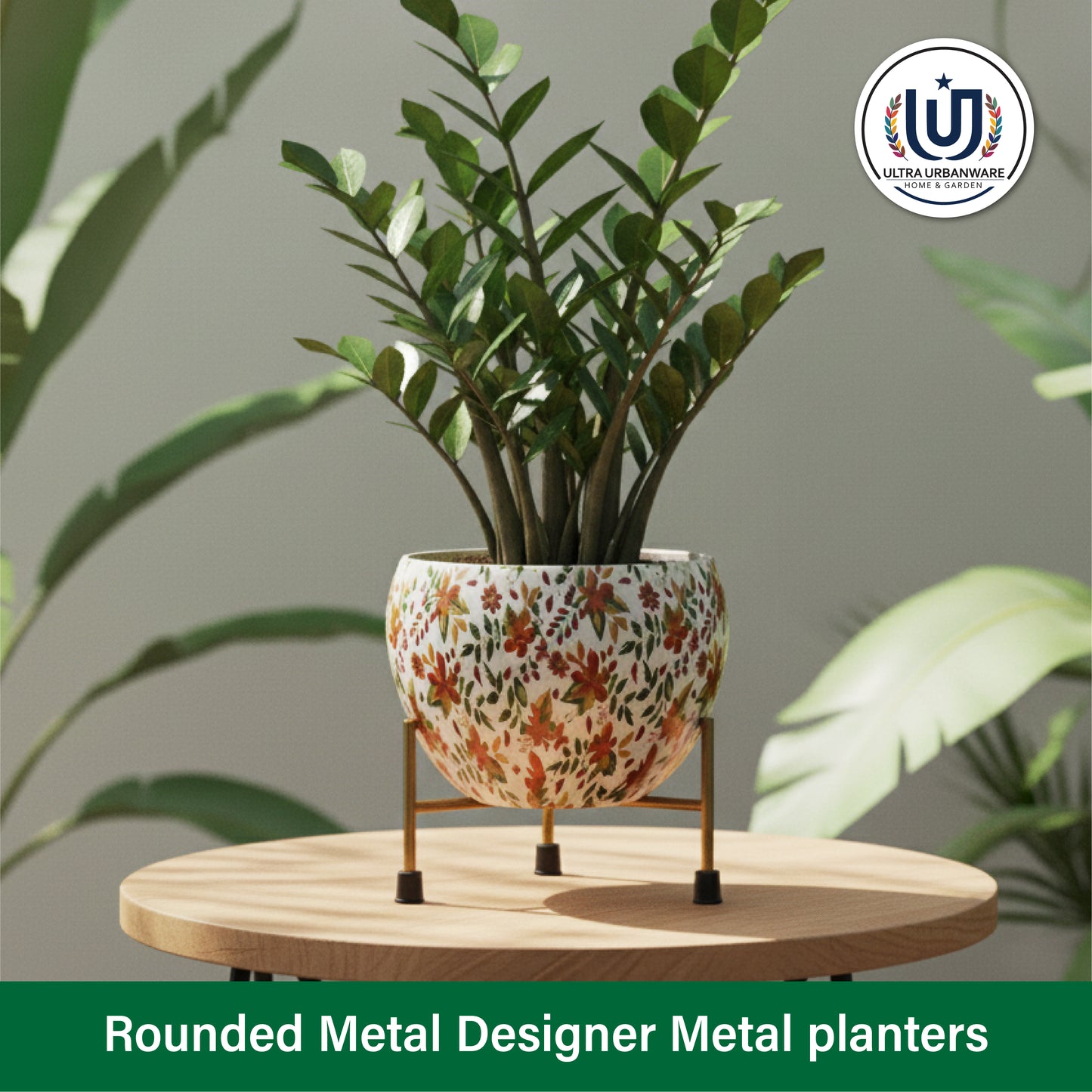 Mystic Metal Pot with Stand