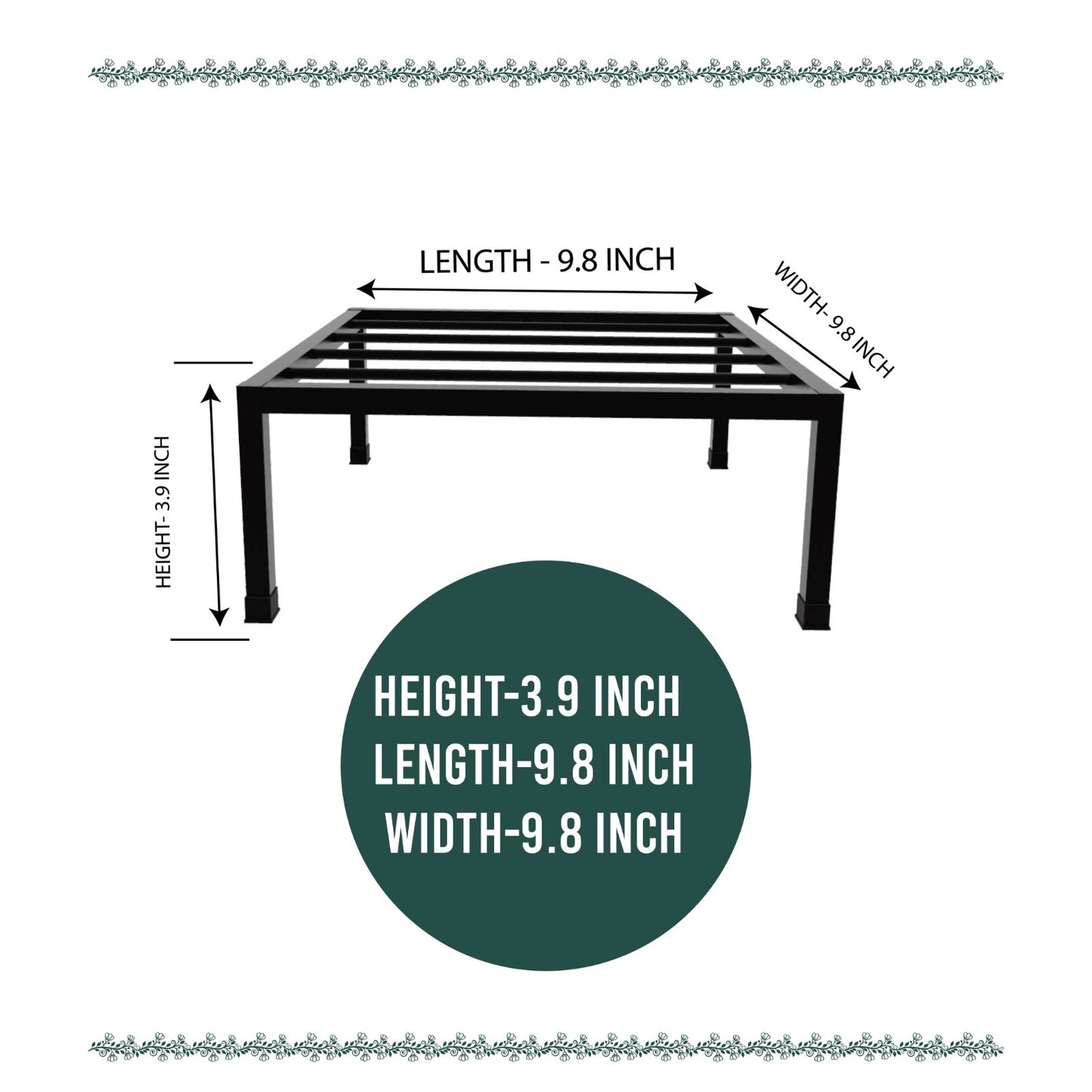 Magnus Thick Metal Plant Stand For Indoor And Outdoor