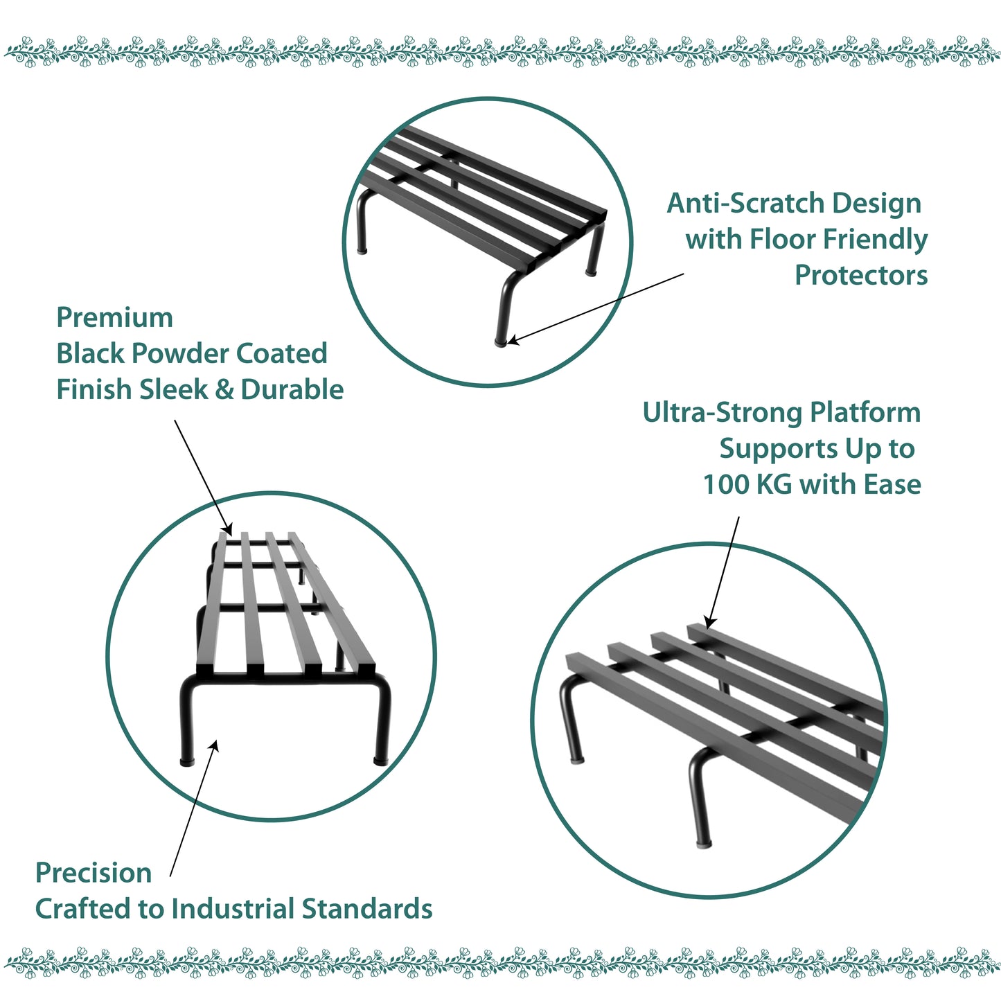 Garkit Heavyduty Metal Pot Stand for Garden