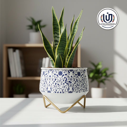 Decorative Caramel Metal Planter