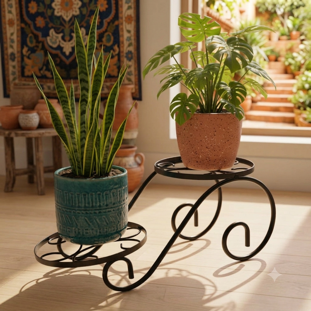 Garkit Twinpot Stand for Plants